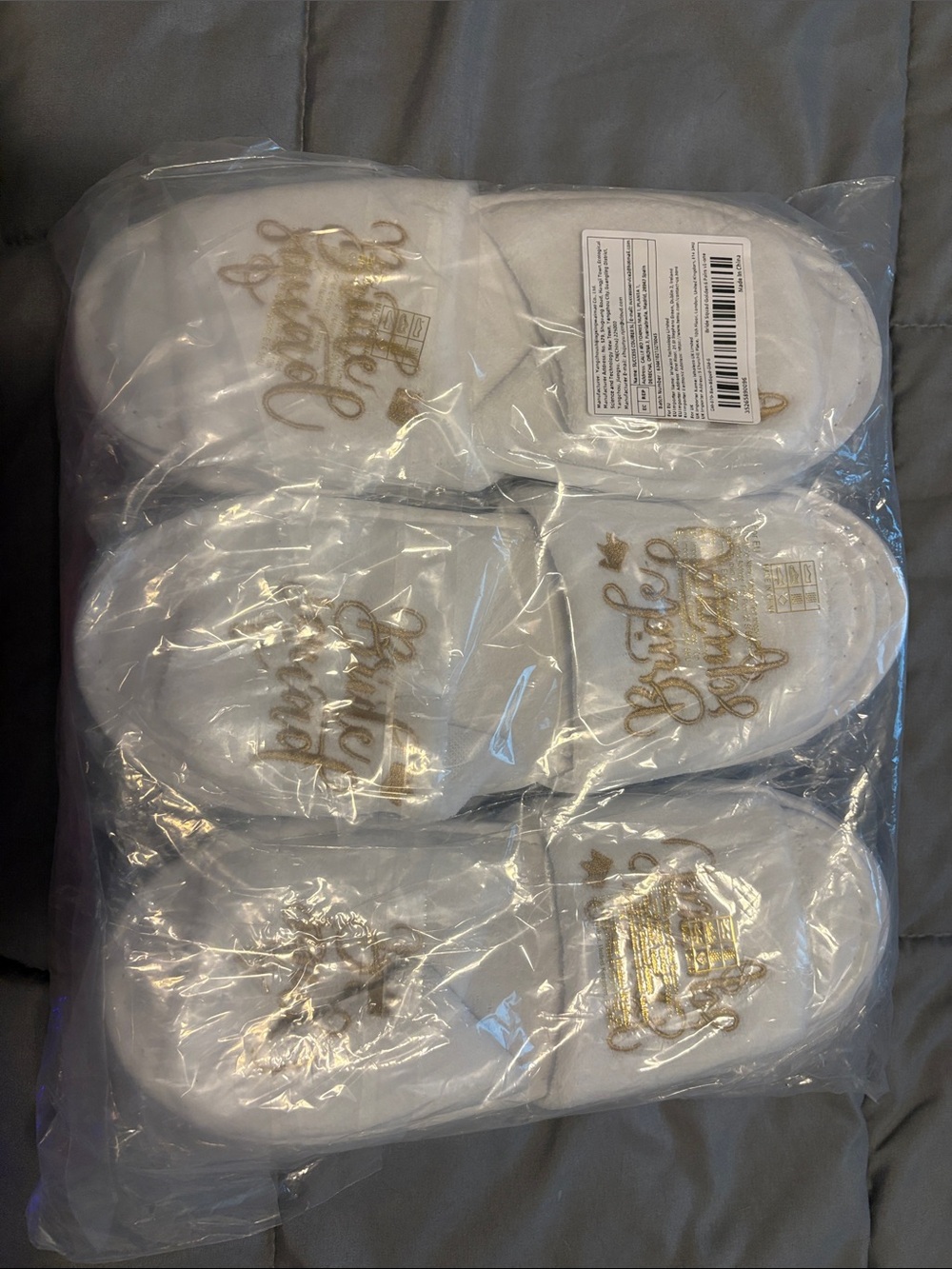 Bride Squad Slippers - Set of 6